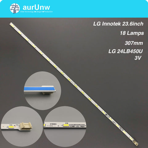 TV Accessories 24inch V236B1-LE2-TREM11 Backlight for Skyworth 24E600E 24E510E 24LB450U 3V 18 Lamp Edge LED TV Repair Kit