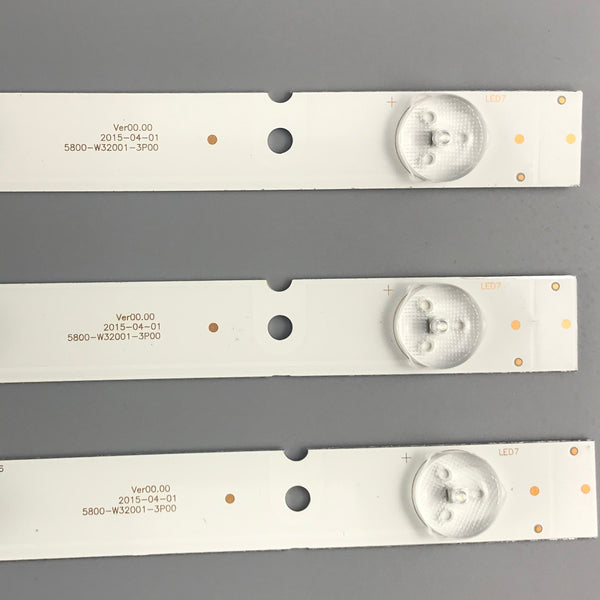 LED backlight strip 5800-W32001-3P00 05-20024A-04A for LC320DXJ-SFA2 32HX4003 7LED 607mm