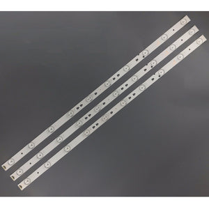 10LED 3pcs TV Light LED Backlight Strip for Haier LE32B310N LE32B8000T LE32B8500T Light Bar Kit LED Strip LED315D10-07(B)