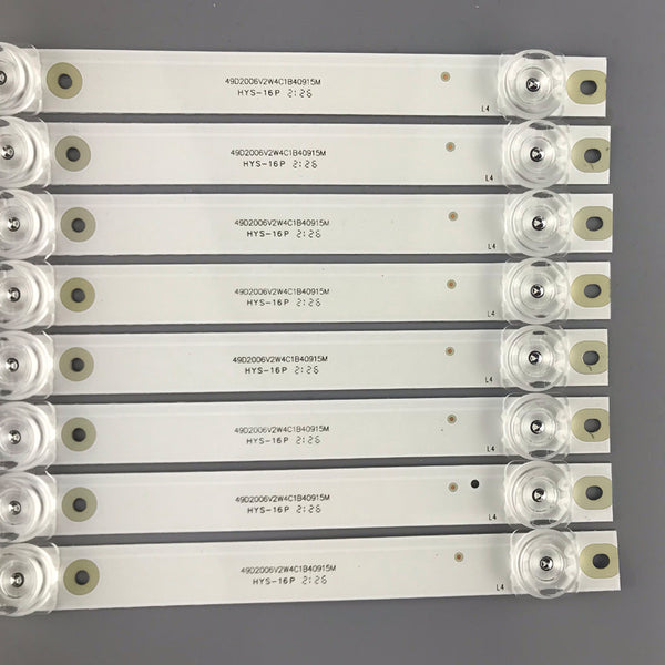 LED Backlight strip for MS-L2006 V1 4 lamps 50"TV 50M2PLUS LE8815A CC02500D410V02 50E20 8X4 4S1P 49DLED MS-L2327 410mm